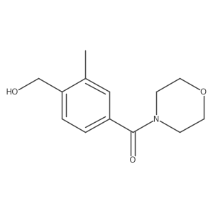 [4-(Hydroxymethyl)-3-methylphenyl]-morpholin-4-ylmethanone Structure