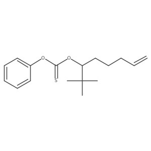 O-(1-(1,1-Dimethylethyl)-5-hexen-1-yl) O-phenyl carbonothioate结构式