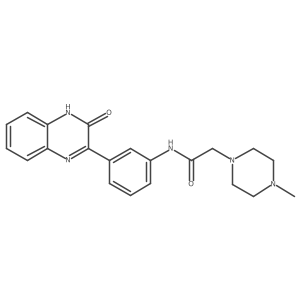 N-(3-(3-hydroxyquinoxalin-2-yl)phenyl)-2-(4-methylpiperazin-1-yl)acetamide Structure
