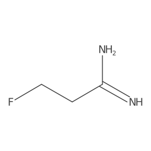 3-Fluoropropanimidamide Structure