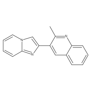 3-(Imidazo[1,2-A]pyridin-2-YL)-2-methylquinoline Structure