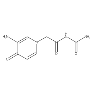[2-(3-Amino-4-oxo-1,4-dihydropyridin-1-yl)acetyl]urea结构式