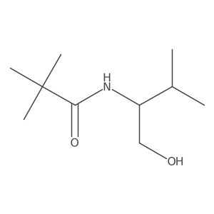 N-[(1S)-1-(Hydroxymethyl)-2-methylpropyl]-2,2-dimethylpropanamide Structure