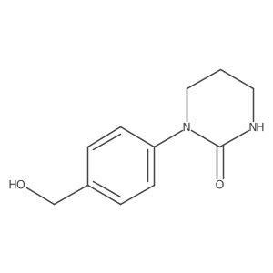 1-(4-(Hydroxymethyl)phenyl)tetrahydropyrimidin-2(1H)-one Structure