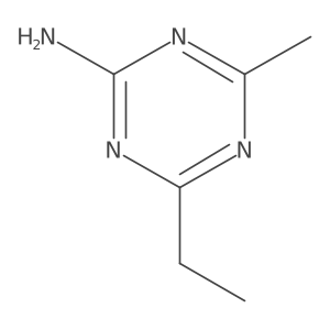 4-Ethyl-6-methyl-1,3,5-triazin-2-amine结构式