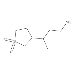 3-(4-Aminobutan-2-yl)-1lambda6-thiolane-1,1-dione Structure