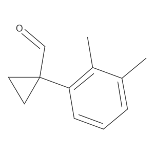 1-(2,3-Dimethylphenyl)cyclopropane-1-carbaldehyde结构式