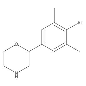 2-(4-Bromo-3,5-dimethylphenyl)morpholine Structure