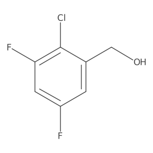 (2-Chloro-3,5-difluorophenyl)methanol Structure