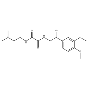 N1-(2-(3,4-dimethoxyphenyl)-2-hydroxyethyl)-N2-(2-(dimethylamino)ethyl)oxalamide结构式