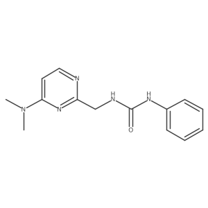 1-((4-(Dimethylamino)pyrimidin-2-yl)methyl)-3-phenylurea Structure