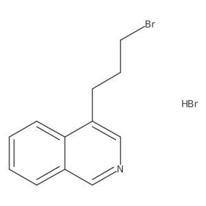 4-(3-Bromopropyl)isoquinoline hydrobromide Structure