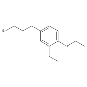 1-(3-Bromopropyl)-4-ethoxy-3-ethylbenzene Structure