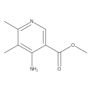4-Amino-5,6-dimethyl-3-pyridinecarboxylic acid methyl ester结构式