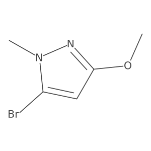 5-bromo-3-methoxy-1-methyl-1H-pyrazole Structure