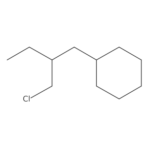 [2-(Chloromethyl)butyl]cyclohexane Structure
