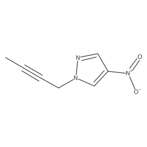 1-(2-Butyn-1-yl)-4-nitro-1H-pyrazole Structure