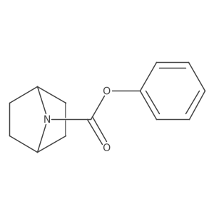 Phenyl 7-azabicyclo[2.2.1]heptane-7-carboxylate结构式