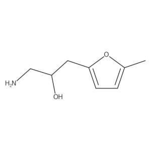 1-Amino-3-(5-methylfuran-2-yl)propan-2-ol结构式