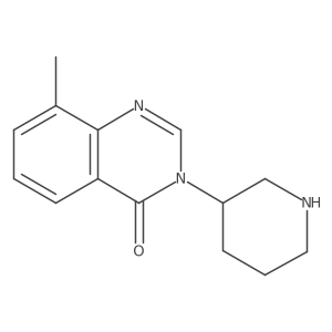 8-Methyl-3-(piperidin-3-yl)-3,4-dihydroquinazolin-4-one Structure