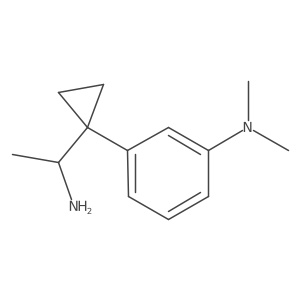 3-[1-(1-aminoethyl)cyclopropyl]-N,N-dimethylaniline Structure