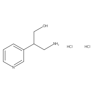 3-Amino-2-(pyridin-3-yl)propan-1-ol dihydrochloride Structure