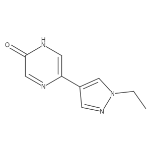5-(1-Ethyl-1H-pyrazol-4-yl)-1,2-dihydropyrazin-2-one Structure