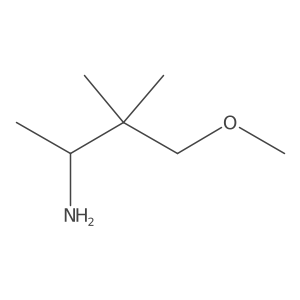 (2r)-4-Methoxy-3,3-dimethylbutan-2-amine结构式