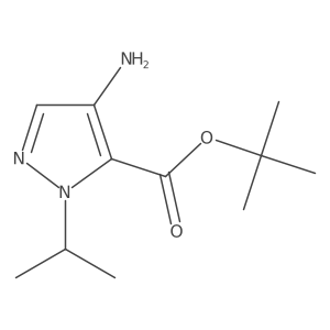 tert-butyl 4-amino-1-(propan-2-yl)-1H-pyrazole-5-carboxylate Structure