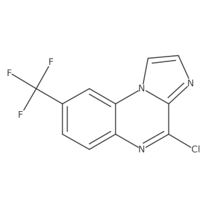 4-Chloro-8-(trifluoromethyl)imidazo[1,2-a]quinoxaline Structure