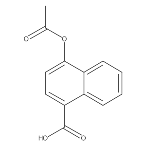 p-Acetoxynaphthoic acid结构式