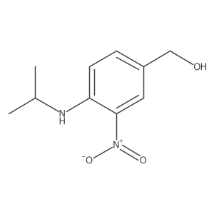 (4-(Isopropylamino)-3-nitrophenyl)methanol Structure