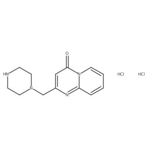2-[(piperazin-1-yl)methyl]-4H-pyrido[1,2-a]pyrimidin-4-one dihydrochloride Structure