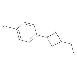 4-(3-(Fluoromethyl)azetidin-1-yl)aniline结构式
