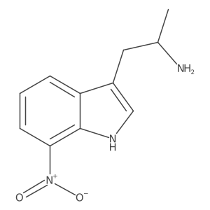 1-(7-Nitro-1H-indol-3-yl)propan-2-amine Structure