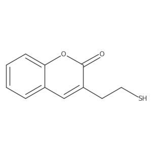 3-(2-Mercapto-ethyl)-chromen-2-one Structure