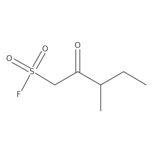3-Methyl-2-oxopentane-1-sulfonyl fluoride结构式