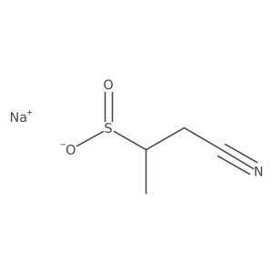 Sodium 1-cyanopropane-2-sulfinate Structure