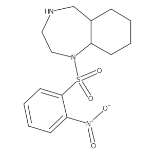 1-(2-nitrobenzenesulfonyl)-decahydro-1H-1,4-benzodiazepine Structure