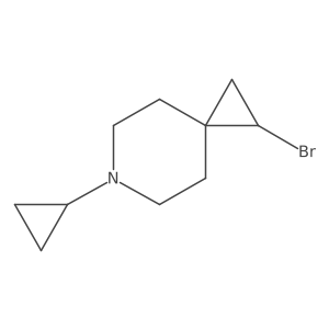 1-Bromo-6-cyclopropyl-6-azaspiro[2.5]octane结构式