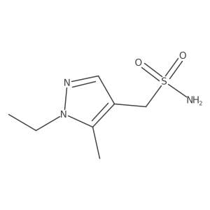 (1-ethyl-5-methyl-1H-pyrazol-4-yl)methanesulfonamide结构式