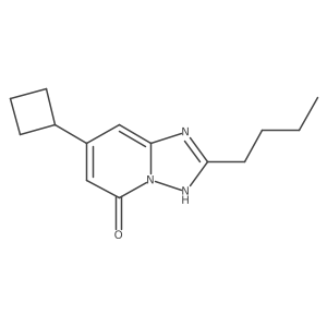2-Butyl-7-cyclobutyl-[1,2,4]triazolo[1,5-a]pyridin-5-ol Structure