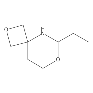 6-Ethyl-2,7-dioxa-5-azaspiro[3.5]nonane结构式