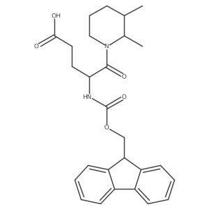 5-(2,3-dimethylpiperidin-1-yl)-4-({[(9H-fluoren-9-yl)methoxy]carbonyl}amino)-5-oxopentanoic acid结构式