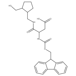 3-({[(9H-fluoren-9-yl)methoxy]carbonyl}amino)-3-({[2-(hydroxymethyl)cyclopentyl]methyl}carbamoyl)propanoic acid Structure