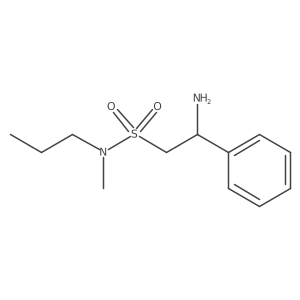2-amino-N-methyl-2-phenyl-N-propylethane-1-sulfonamide结构式