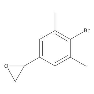 (2S)-2-(4-bromo-3,5-dimethylphenyl)oxirane Structure