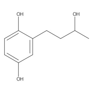 2-[(3R)-3-hydroxybutyl]benzene-1,4-diol Structure