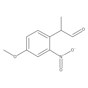 2-(4-Methoxy-2-nitrophenyl)propanal结构式
