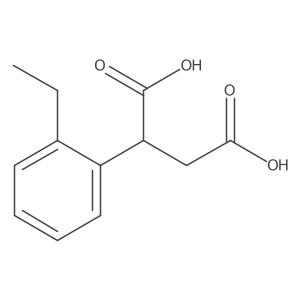 2-(2-Ethylphenyl)butanedioic acid Structure
